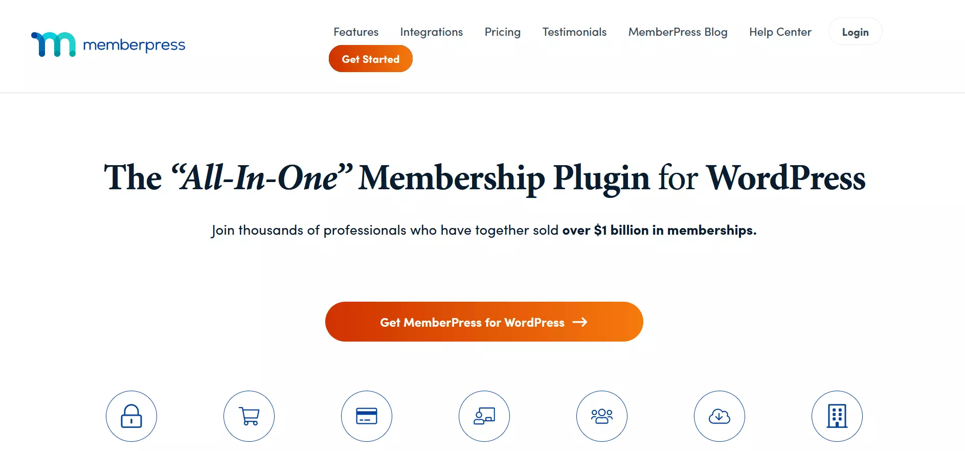 Imagen: Captura de la web del plugin de WordPress MemberPress